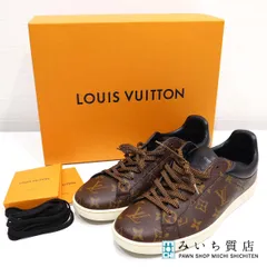 美品ルイヴィトン　ルクセンブルグライン レザースニーカー 箱付　25.5㎝ 美品ルイヴィトン ルクセンブルグライン レザースニーカー 箱付