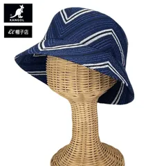 KANGOL ストライプ柄 バケットハット Navy Lサイズ - メルカリ