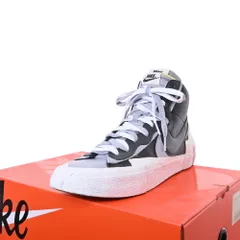 NIKE × Sacai BLAZER MID スニーカー 28.5cm ホワイト ナイキ