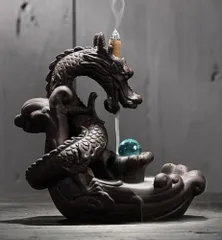 中国清代染付鉢 特大 香炉 筆立 昇龍 縁起物 運気上昇 【公式通販】