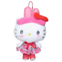 ハローキティ マスコット ミニぬいぐるみボールチェーン 推し活アニマル学園 サンリオ ナカジマ プレゼント キャラクター グッズ 