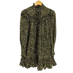 マークジェイコブス MARC JACOBS THE VICTORIAN SMOCK DRESS GREEN MULTI レディース  0のサムネイル