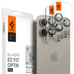 【人気商品】Pro iPhone 15 Optik Pro/15 Pro Max/14 Fit Pro/14 Pro Max EZ 用 カメラフィルム 保護 iPhone tR 15 Pro/15 Pro Glas Max 対応 レンズ Spigen クリア
