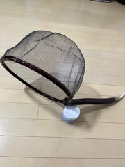『タカ様専用』　　　　　　　　新作　渓流タモ 吉田漁網3mm目手すき網付(径30クラス)No.R63007B