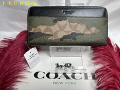 2024年最新】コーチ 長財布 COACH ラウンドファスナー 長財布 迷彩