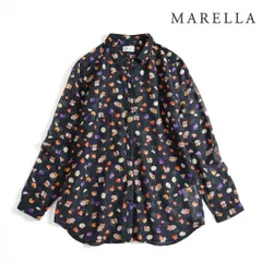 【美品】MARELLA マレーラ マックスマーラ ノーカラーコート 総レース 美品】MARELLA マレーラ マックスマーラ ノーカラーコート 総