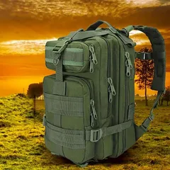 バックパック アウトドア 迷彩バッグ スポーツ トレーニング用品 トレッキング 登山 山登り ジム キャンプ ジップトップバッグ リュックサック リュック クリスマス ハロウィン サバゲー コンパクト メッシュ 耐水性