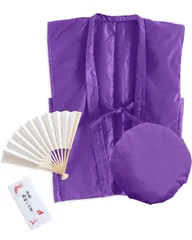 【在庫セール】赤いちゃんちゃんこ 米寿 米寿ちゃんちゃんこ 還暦 古希ちゃんちゃんこ 還暦祝い 古希 ちゃんちゃんこ 喜寿 紫 [KYOETSU] 傘寿 米寿のお祝い