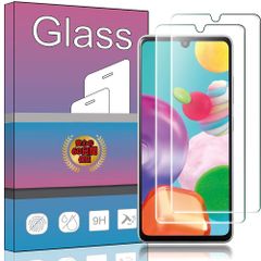 【特価】【2枚セット】 FOR Galaxy A41 SC-41A / au SCV48 ガラスフィルム 強化ガラス 液晶 ガラス 超薄型 保護フィルム FOR SC-41A / au SCV48 日本旭硝子素材AGC 高透過率 硬度9H 飛散防止 FOR G