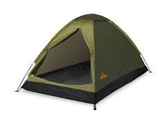 해킹(HAC) Montagna 조립식 2인용 돔 텐트 투톤 그린 간단 설영 간단 세트 수납봉투 컴팩트 솔로 캠프 듀오 캠프 캠프 매트 레저 아웃도어