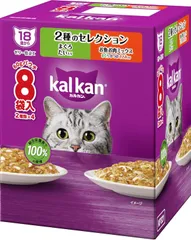 訳あり 20個セット カルカン パウチ 18歳から 2種 まぐろ たい入り、お魚・お肉 まぐろ・かつお・ささみ ×20ボールセット【北海道/沖縄/離島発送不可】のサムネイル