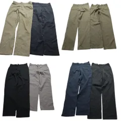 古着卸 まとめ売り ディッキーズ Dickies 874 ワーク パンツ 8枚セット (メンズ 34 /36 ) チノパン ブラック 黒 ネイビー 中古 古着 NB1579