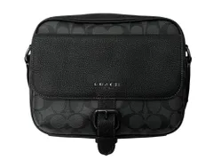 COACH (コーチ) ハドソン クロスボディバッグ ショルダー シグネチャー キャンバス CB846 ブラック ブランド/045