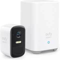 Anker Eufy Security eufyCam 2C 1-Cam Kit（屋外カメラ）【セキュリティカメラ/防犯カメラ屋外/ネットワークカメラ/バッテリー搭載 180日間連続使用 / 1080p フルHD/追加料金不要/ IP67 / スポットライト】