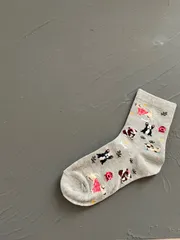 動物シリーズ　わんちゃん柄ソックス　〜犬と愉快な仲間たち〜　レディースソックス