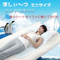【新品・未開封】夏用 シーツ 涼しぃ～つ ミニサイズ‐70×110cm 敷きパッド ミニ 冷感 涼感 ひんやり 熱帯夜 夏 猛暑 残暑 熱中症対策 熱 吸収 快適 睡眠 ハニカム構造 洗濯 丸洗い