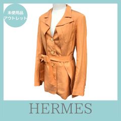 HERMES】テディブルゾン 《ドレブックル》36 M コットン100% 白 - メルカリ