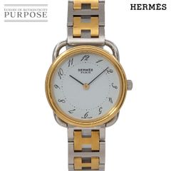エルメス HERMES アルソー コンビ AR3 220 レディース 腕時計 ホワイト クォーツ ウォッチ Arceau 90290187