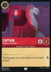 【中古】Disney Lorcana 106/204[U]：Captain Colonel’s Lieutenant