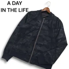A DAY IN THE LIFE ユナイテッドアローズ 秋冬 2WAY リバーシブル★ 迷彩 カモフラ柄 ジャケット ブルゾン Sz.S メンズ