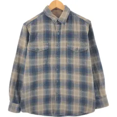 古着 フェイデッドグローリー Faded Glory BRAWNY オンブレチェック 長袖 フランネルチェックシャツ メンズL相当/eaa533832