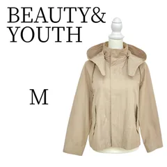 BEAUTY&YOUTH ビューティー＆ユース ベージュ マウンテンパーカー M