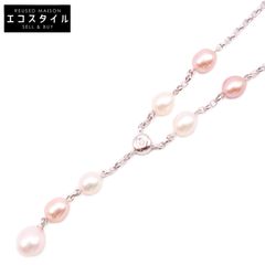 MIKIMOTO ミキモト K18 7Pベビーパール 1Pダイヤモンド ドロップ