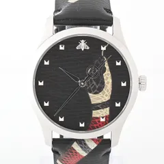 LIEN11様 グッチ 126.4 ブラック クオーツ メンズ 腕時計可動品