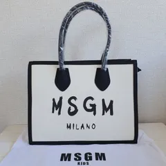 見事な創造力 最終お値下げ中！！MSGM リボンキャンバストートバッグ