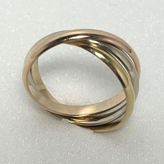 【176E4608】750 カルティエ トリニティ リング ＃50 176E4608】750 カルティエ トリニティ リング ＃50 - メルカリ