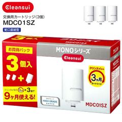 新品未開封 クリンスイ 浄水器カートリッジ MDC01SZ 3個入 - メルカリ