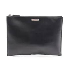 サンローランパリ SAINT LAURENT PARIS セカンドバッグ クラッチバッグ ブラック レザー クラッチバッグ メンズ Used Aのサムネイル