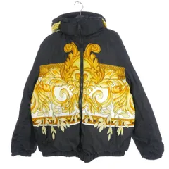 極美品✨ヴェルサーチ レザー ダウンジャケット キルティング 裏地総柄 2way 中古・古着通販】VERSACE (ヴェルサーチェ) 総柄キルティング