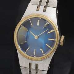 ✨SEIKO✨セイコー✨17-7160✨20JEWELS✨ブルー文字盤✨腕時計