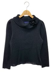 エムズグレイシー 728708 ニット 38 ブラック ウール タートルネック