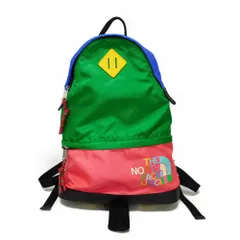 GUCCI グッチ ノースフェイス デイパック カラーブロック カーフ ブラック ロゴ ナイロン マルチカラー リュックサック バックパック 650288 2BGAN 5861