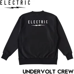 スウェットトレーナー クルーネック ELECTRIC エレクトリック UNDERVOLT CREW E24FU12 BLK 日本代理店正規品のサムネイル