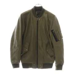 DIESEL SUPER RIOR MA-1 ラムレザー 美品