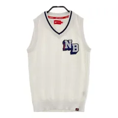 サイズ：1 NEW BALANCE GOLF ニューバランス  Vネックニットベスト  ホワイト系 [240101461423] ゴルフウェア レディース ストスト