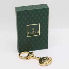 GUCCI オールドグッチ GGロゴ キーホルダー バッグチャーム 箱付き