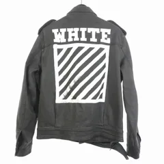 オフホワイト OFF WHITE 16AW コーティング デニムジャケット アロー S ブラック 黒のサムネイル