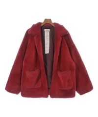 doublet ダブレット　ハンドペイント　ファーコート　赤　Mサイズ doublet ダブレット コート