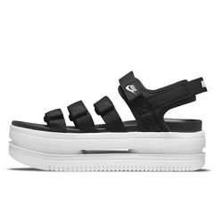 ナイキ アイコン クラシック DH0223 サンダル ウィメンズ レディース ブラック 厚底 NIKE ICON CLASSIC