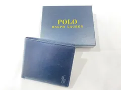 【七重浜793-4-070616nh】POLO RALPHLAUREN ポロ ラルフローレン 2つ折り財布 P-212SL ウォレット【中古】【メンズ】