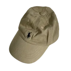 POLO Ralph Lauren ポロラルフローレン キャップ バングラデシュ製 ONE SIZE 12-24 Mサイズ ベージュ