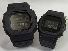 恋人たちのGショック ペアウオッチ G-SHOCK ペア腕時計 カシオ 2本セット gショック GXW-56BB-1JF DW-5600BB-1JF ソーラー電波 電池式 ブラック 黒  ラッピング無料 手書きのメッセージカード 　クリスマス プレゼント 誕生