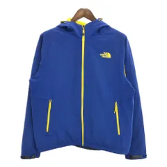 THE NORTH FACE ノースフェイス ソフトシェルジャケット アウトドア ブルー (メンズ L) 中古 古着 T1414
