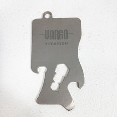 【OneSize グレー系】 Vargo ( ヴァーゴ ) チタニウム キーチェーンツール 1.2 Titanium Keychain Tool 1.2 チタン  z00051661