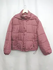 ◇ ⊆ NICE CLAUP ナイスクラップ カジュアル　サイズM相当 長袖 ダウンジャケット サイズF レッド系 レディース E  【1504210005910】のサムネイル