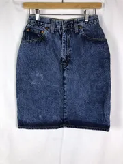 1980’s　ヴィンテージ　Levi's　リーバイス　デニムスカート　タイト　ひざ丈　W約64ｃｍ　USA製